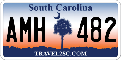 SC license plate AMH482