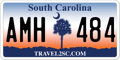 SC license plate AMH484