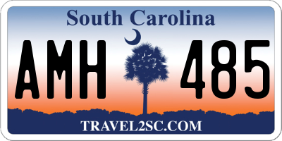 SC license plate AMH485
