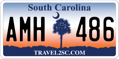 SC license plate AMH486