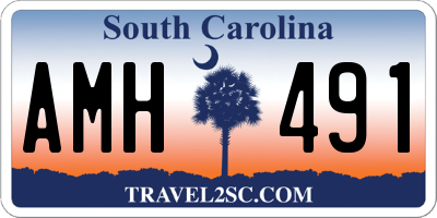 SC license plate AMH491