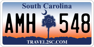 SC license plate AMH548
