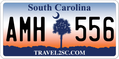 SC license plate AMH556