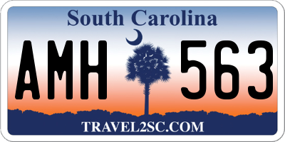 SC license plate AMH563