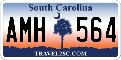 SC license plate AMH564
