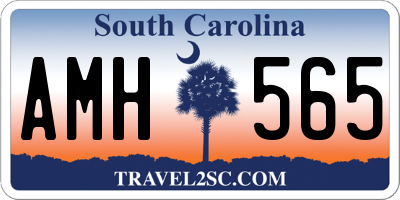 SC license plate AMH565