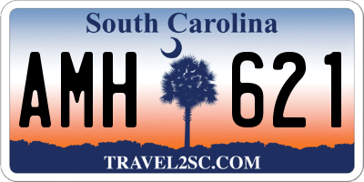 SC license plate AMH621
