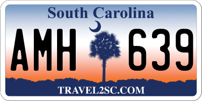 SC license plate AMH639