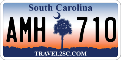 SC license plate AMH710
