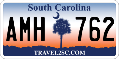 SC license plate AMH762