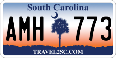SC license plate AMH773