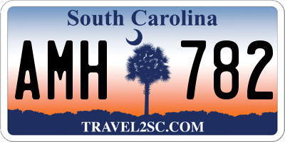 SC license plate AMH782
