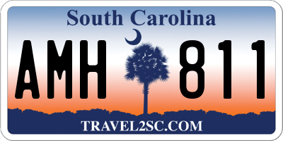 SC license plate AMH811