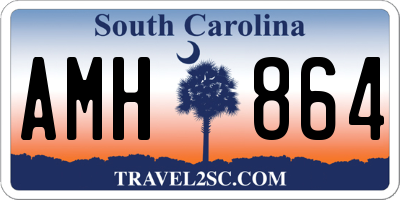 SC license plate AMH864