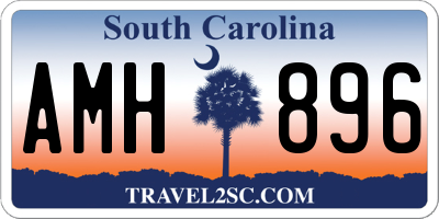 SC license plate AMH896