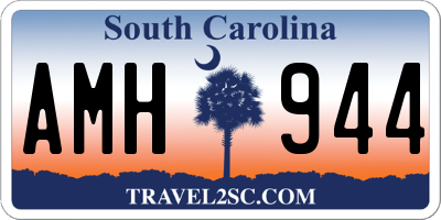SC license plate AMH944