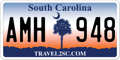 SC license plate AMH948
