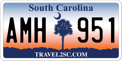 SC license plate AMH951