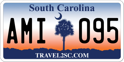 SC license plate AMI095