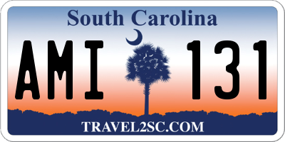 SC license plate AMI131