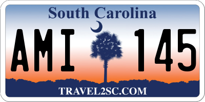 SC license plate AMI145