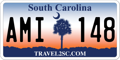 SC license plate AMI148