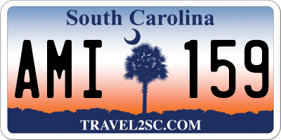 SC license plate AMI159