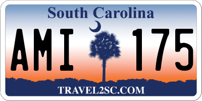 SC license plate AMI175