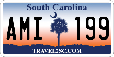 SC license plate AMI199