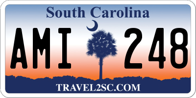SC license plate AMI248