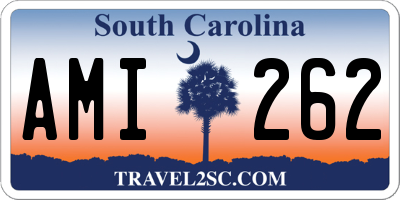 SC license plate AMI262