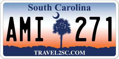 SC license plate AMI271