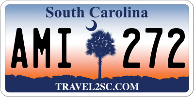 SC license plate AMI272
