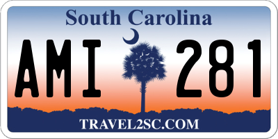 SC license plate AMI281