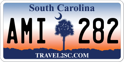 SC license plate AMI282
