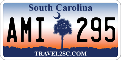 SC license plate AMI295