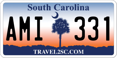 SC license plate AMI331