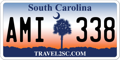 SC license plate AMI338