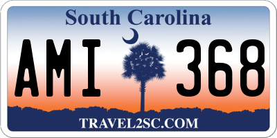 SC license plate AMI368