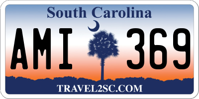 SC license plate AMI369