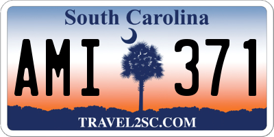 SC license plate AMI371