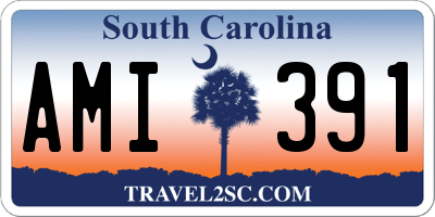 SC license plate AMI391
