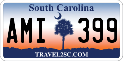 SC license plate AMI399
