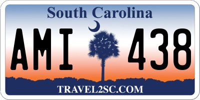 SC license plate AMI438