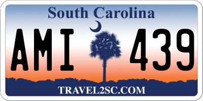 SC license plate AMI439