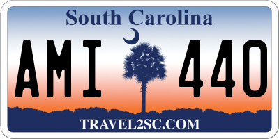 SC license plate AMI440