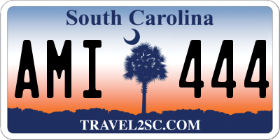 SC license plate AMI444