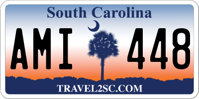 SC license plate AMI448