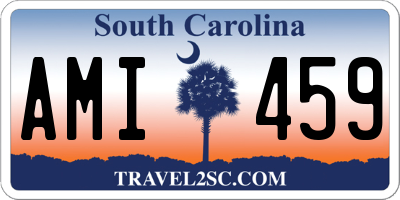 SC license plate AMI459