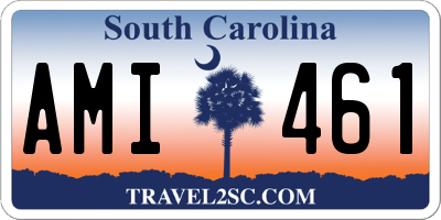 SC license plate AMI461